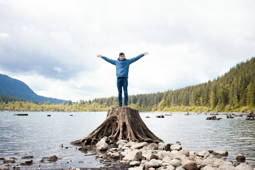 person investing in personal growth